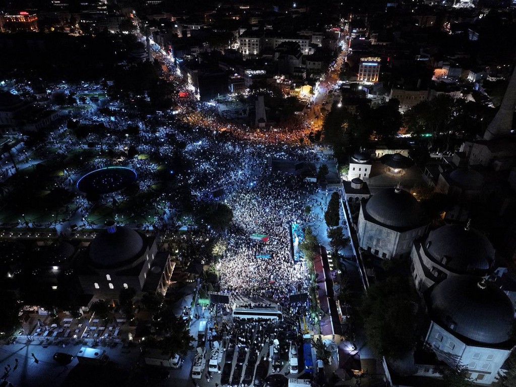 İstanbul'da Gazze’ye Destek Yürüyüşü