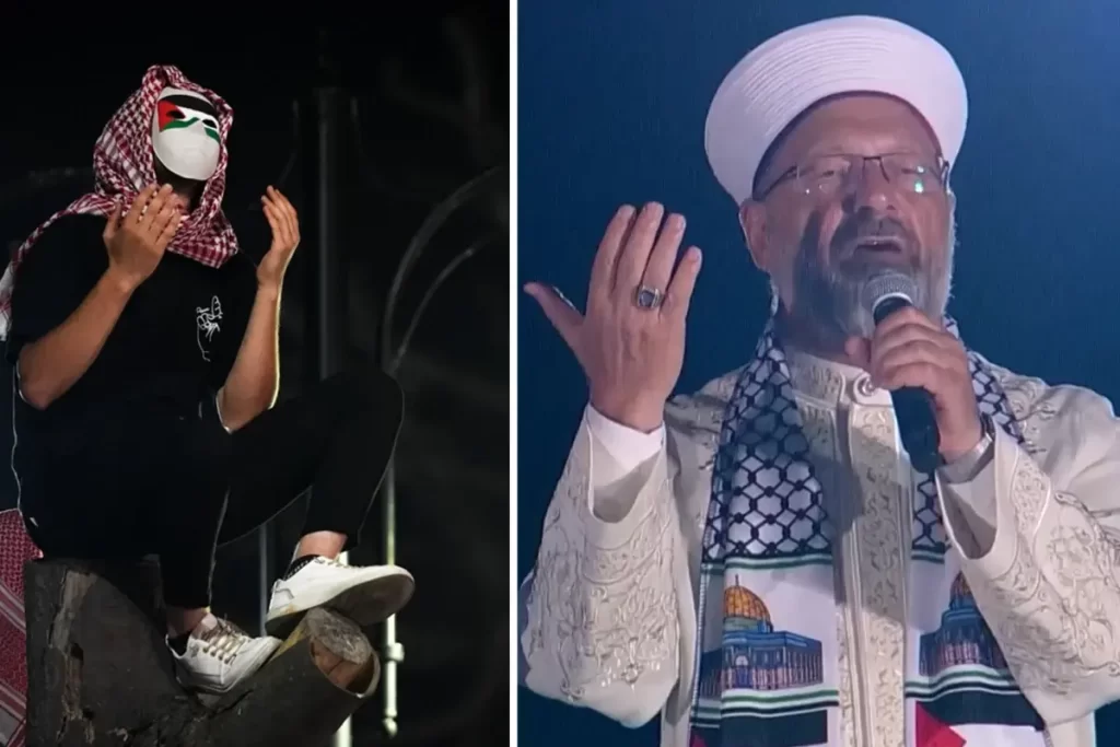 Gazze’ye Destek İçin İstanbul’da İnsan Zinciri Oluşturuldu