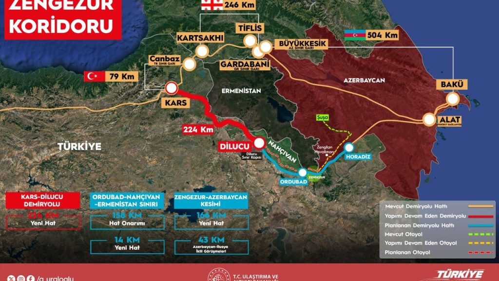 Kars-Iğdır-Aralık-Dilucu Demiryolu Hattı Temeli 22 Ağustos’ta Atılacak