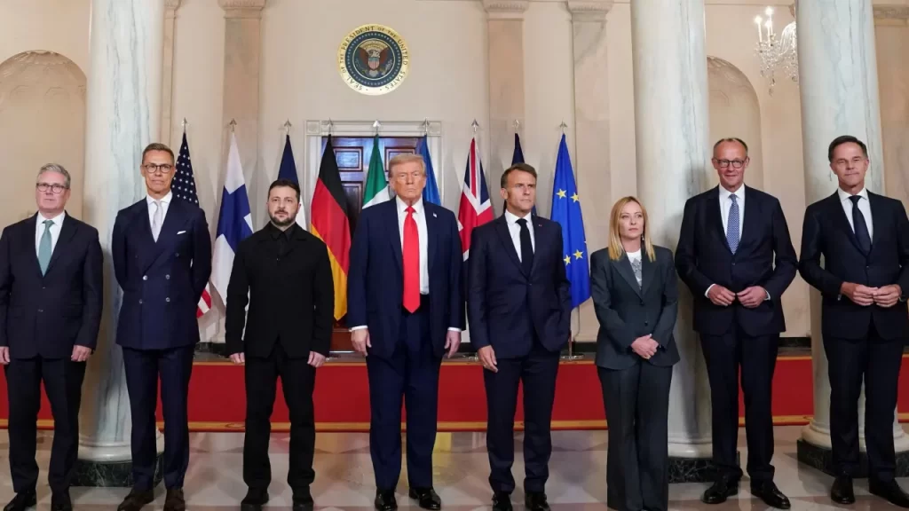 Trump, Ukrayna ve Avrupa Liderleriyle Beyaz Saray’da Buluştu