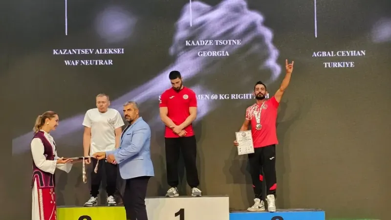 Ceyhan Ağbal, Bulgaristan’da Dünya Üçüncüsü Oldu