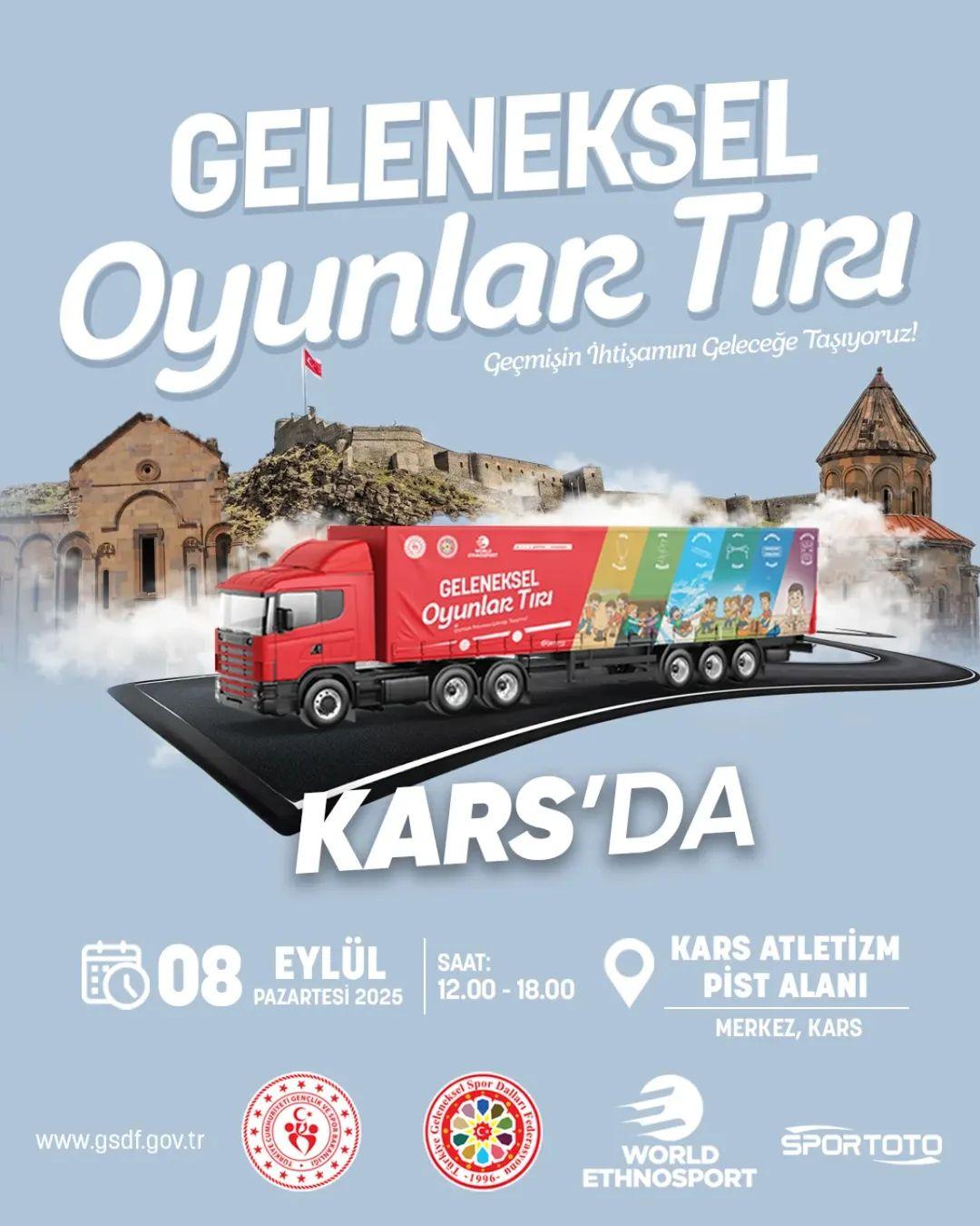 Kars Atleltizm Sahası’nda Geleneksel Oyunlar Heyecanı