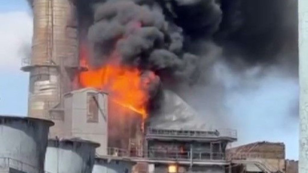 Kangal Termik Santrali’nde Yangın Kontrol Altına Alındı