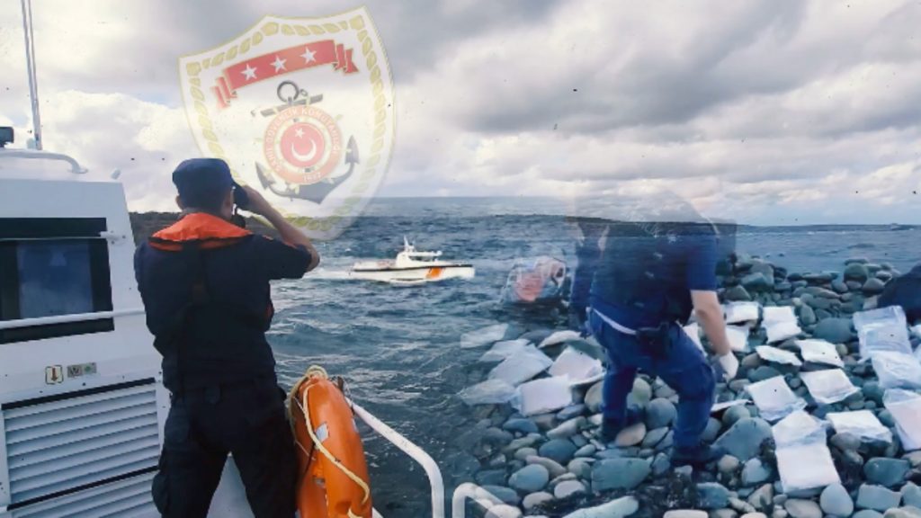 Sahil Güvenlik 114 kg uyuşturucu ele geçirdi