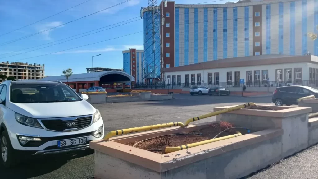 Sivas Numune Hastanesi Otomobil Park Alanlarında Yenileme Çalışması