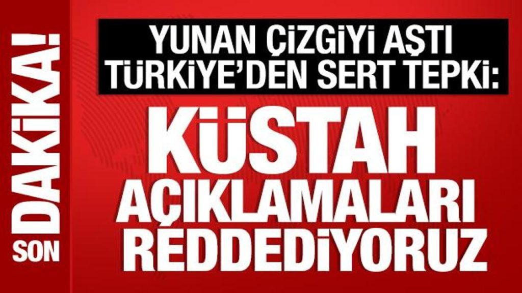 Yunanistan Bakanı Dendias’a Dışişleri’nden sert tepki