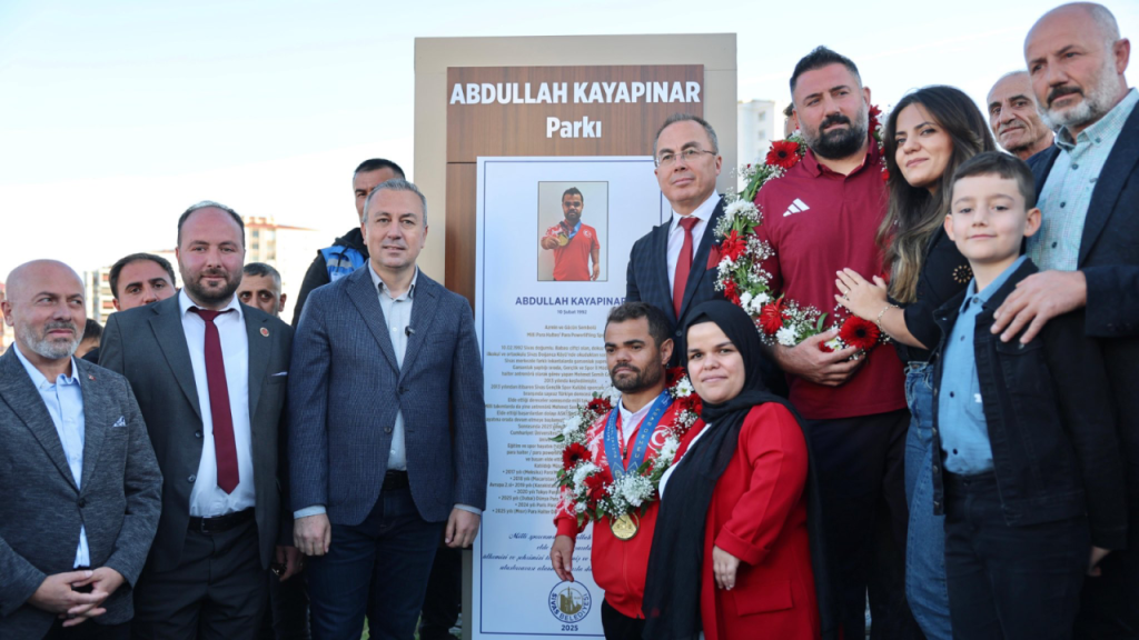 Dünya Şampiyonu Abdullah Kayapınar’a Sivas’ta Anlamlı Park Adı