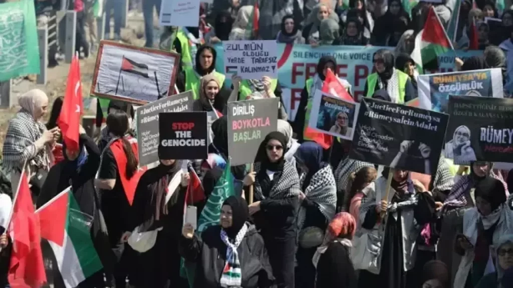 Gazze İçin Sessiz Çığlık Etkinliği, Kadınlardan Güçlü Mesaj