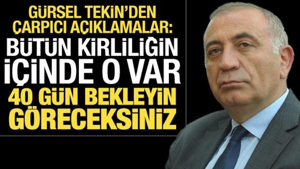 Gürsel Tekin: CHP İçinde Ciddi Sorunlar ve İmamoğlu’ndan Eleştiri
