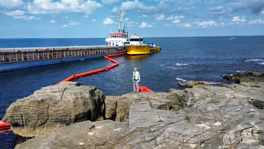 Gemide ağır hasarlar tespit edildi