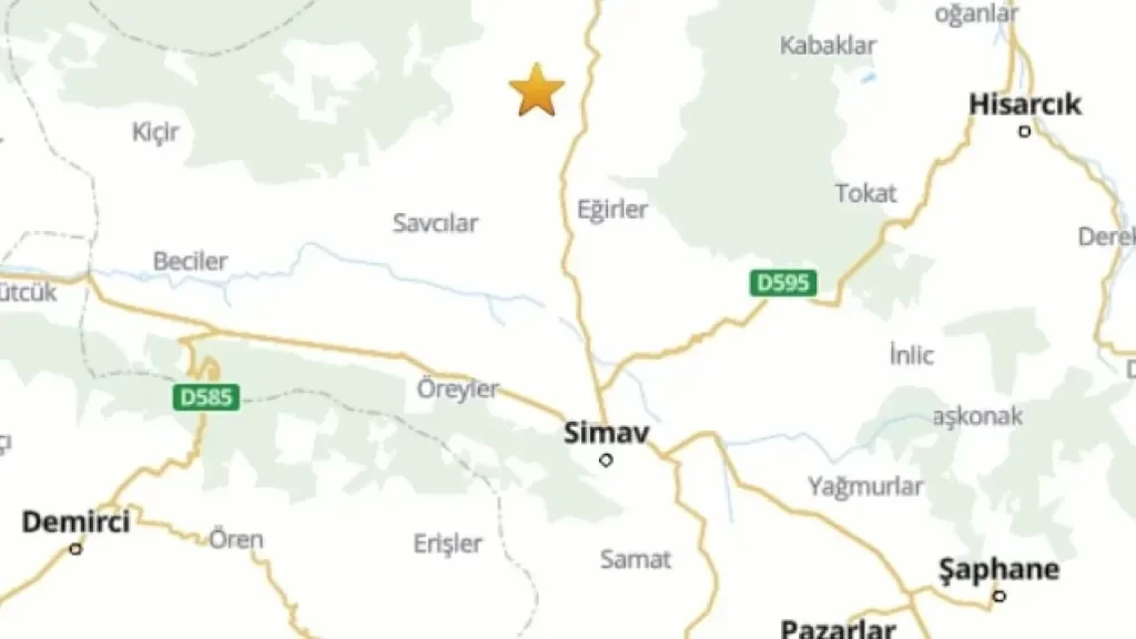 Kütahya’da Deprem: 4.1 Büyüklüğünde Sarsıntı Kaydedildi