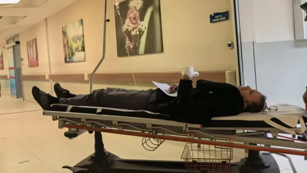 Mobilya atölyesinde trafik kazası: Elini kaptırdı, hastaneye kaldırıldı