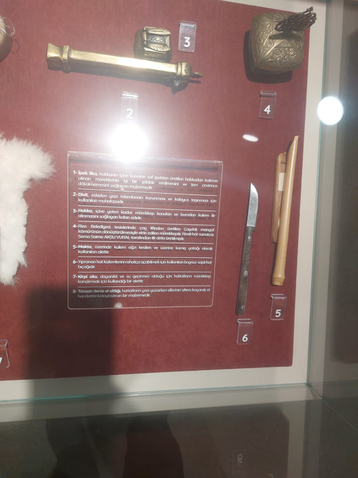 Rize’de Esma-i Hüsna Sergisi ve Hat Sanatı Atölyeleri