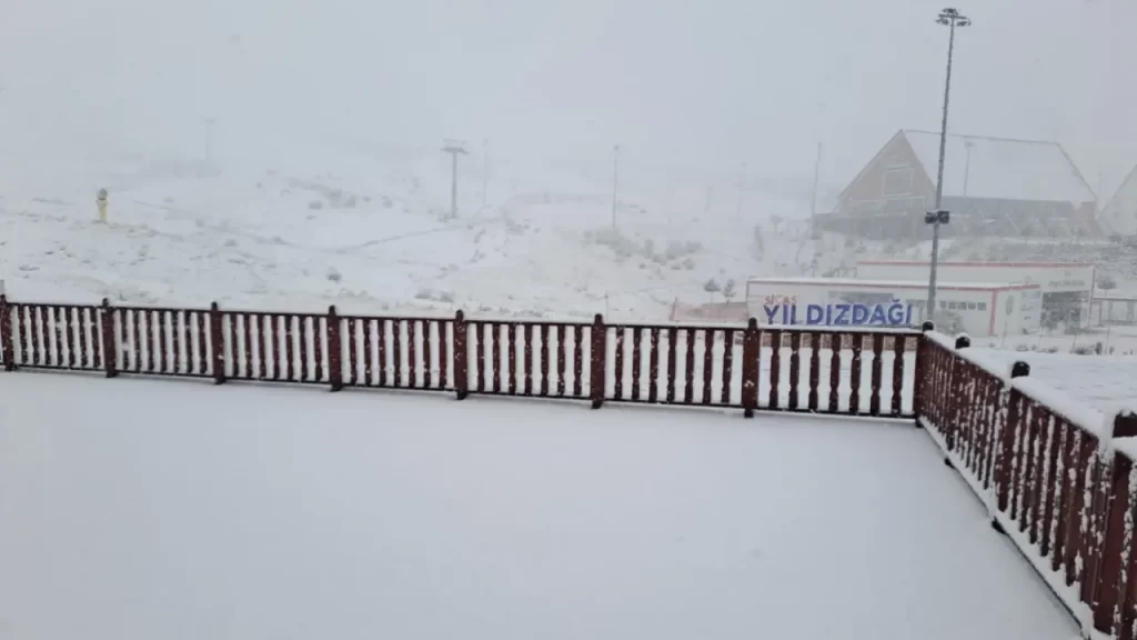 Sivas’ta gece hava sıcaklığı 4 dereceye kadar düştü