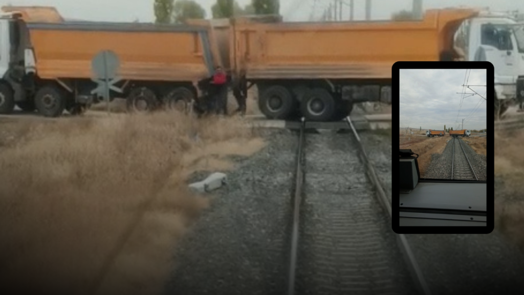 Sivas’ta Tren ve Kamyon Çarpışması Eşiğinden Dönüldü