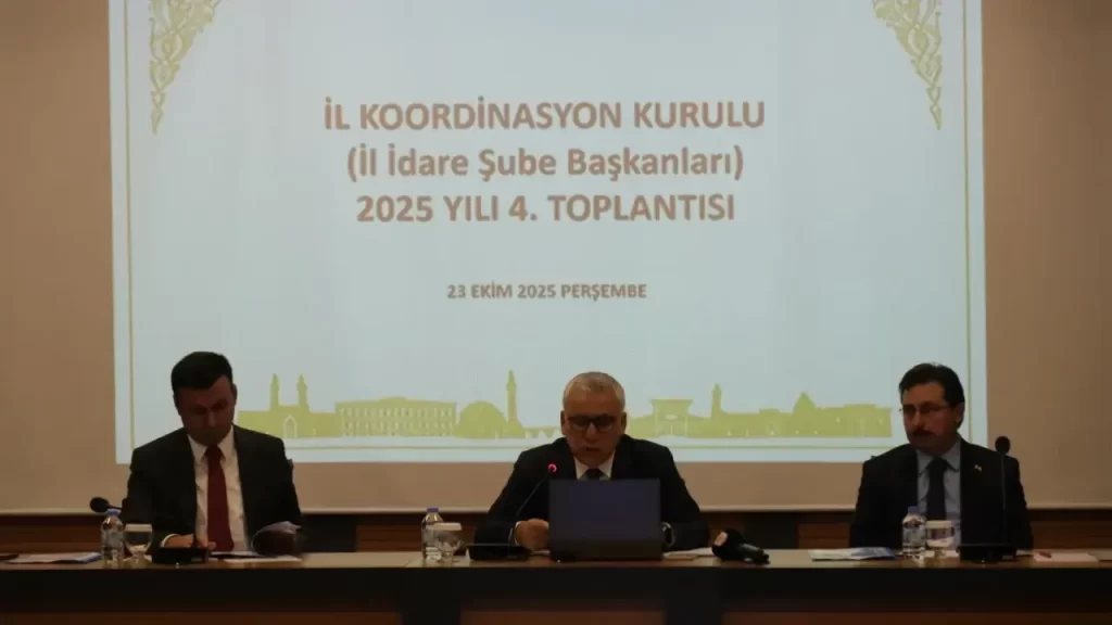 Sivas’ta Yatırım ve Proje Takip Toplantısı Gerçekleşti