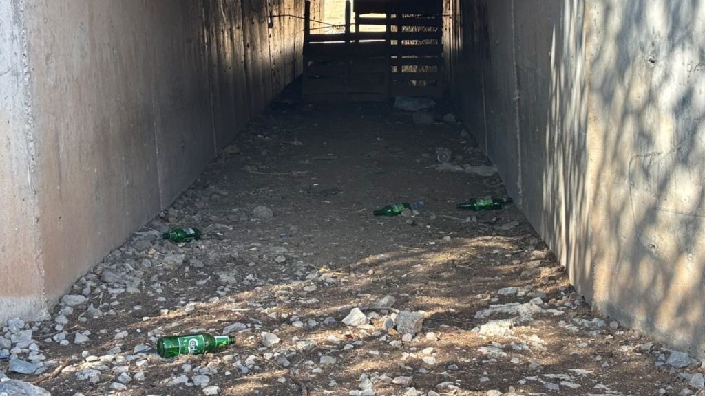 Sivas’taki okul çevresindeki menfez madde kullanıcılarının uğrak alanı haline geliyor