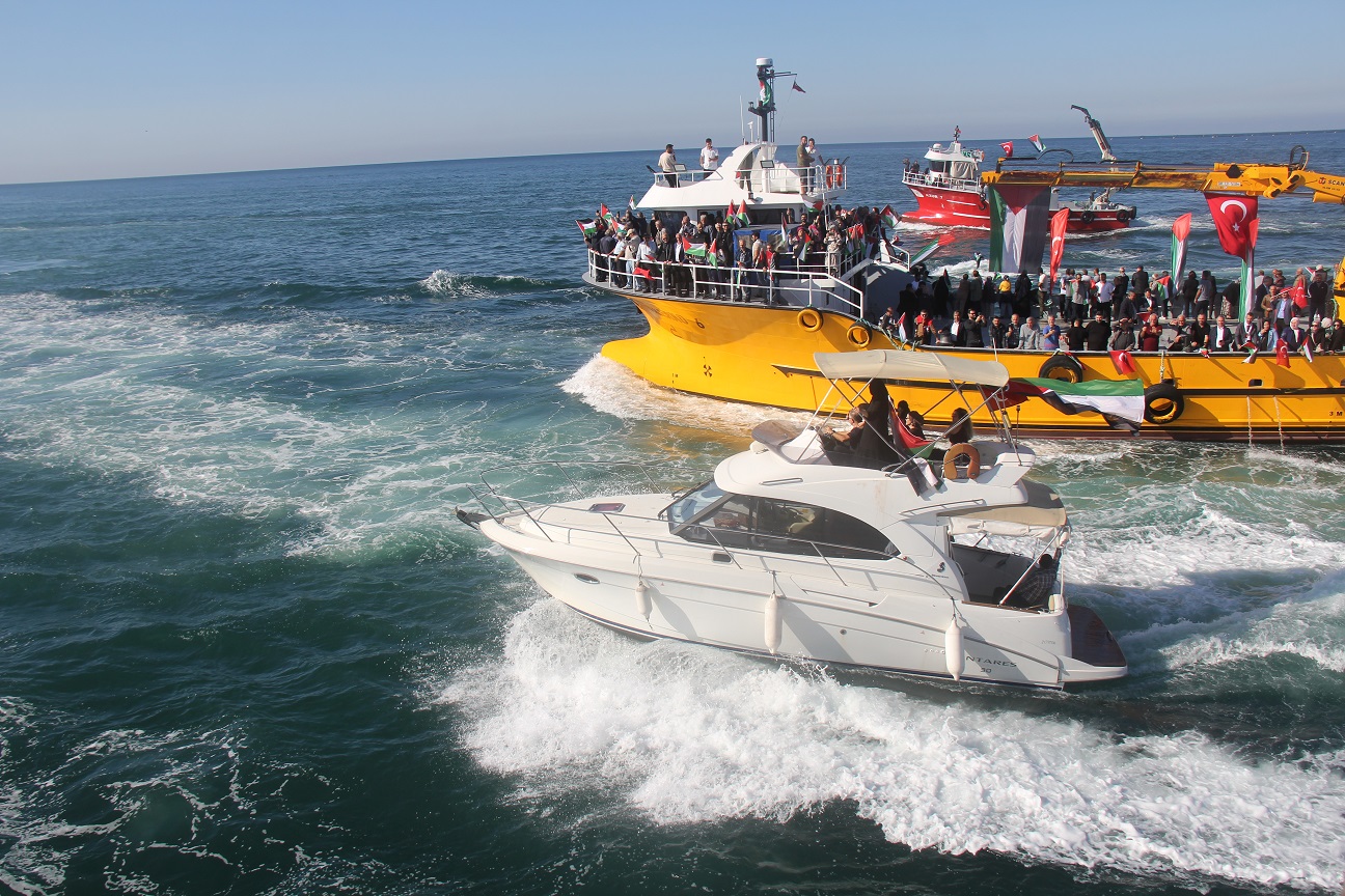 Trabzon'da Gazze halkına insani yardım vurgusuyla gerçekleştirilen etkinlik