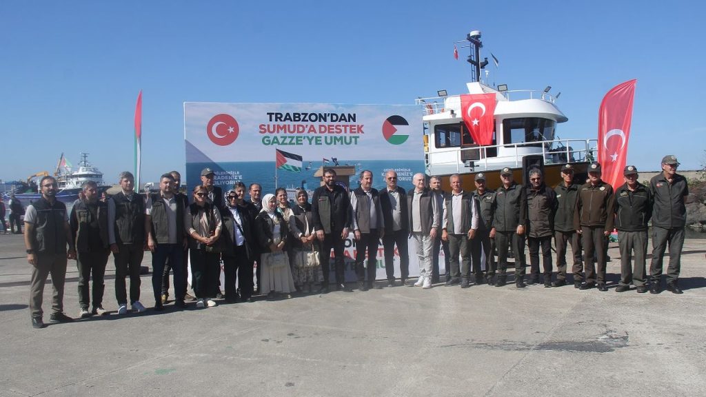 Trabzon’dan Gazze’ye destek: Sumud Filosu etkinliği