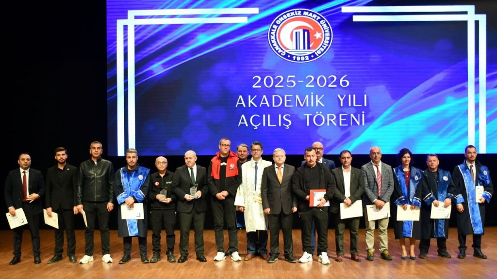 ÇOMÜ 2025-2026 Akademik Yılı Açılışı Coşkuyla Gerçekleştirildi