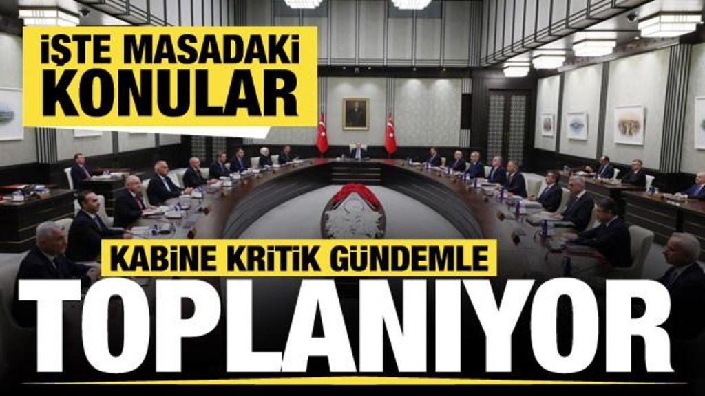 Cumhurbaşkanı Erdoğan Başkanlığında Kabine Toplantısı Gündemde