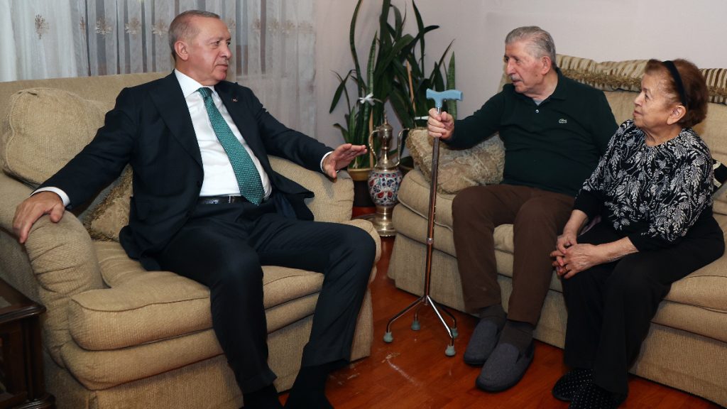 Cumhurbaşkanı Erdoğan Toptan ile görüşme yaptı