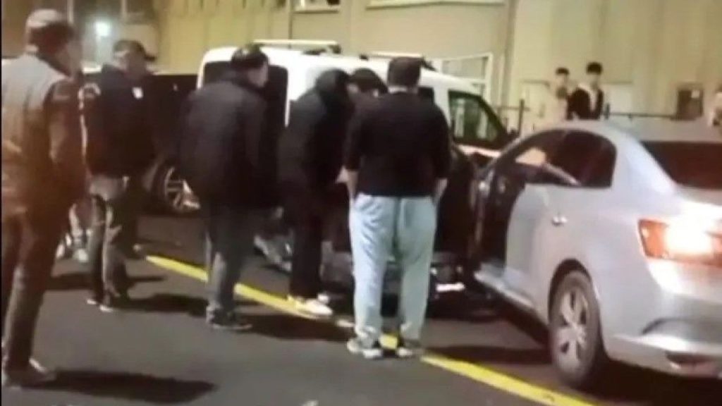 Kültür Mahallesi’nde Trafik Kazası: Otomobil Parklara Çarptı