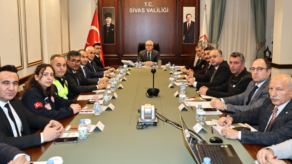 Sivas’ta Kış Trafik Tedbirleri Toplantısı Yapıldı