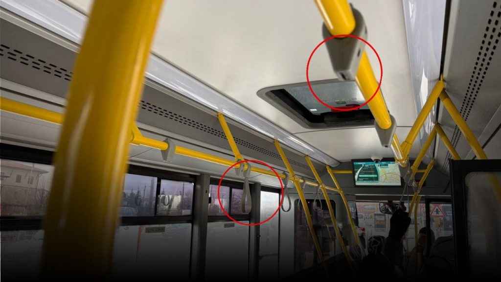 Sivas’ta Otobüslerdeki Kopuk Tutacaklar Güvenliği Tehdit Ediyor