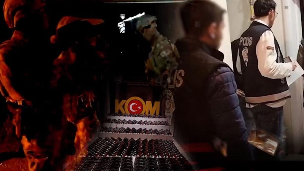 Türkiye genelinde silah kaçakçılarına geniş çaplı operasyonlar