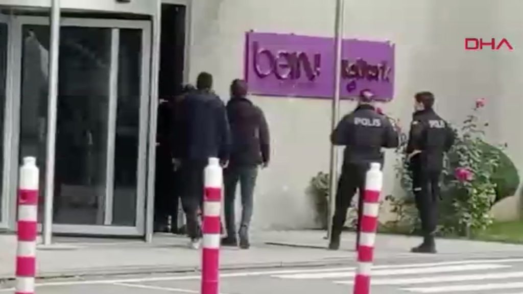 TV8 ve BeinSport binasında silahlı gerginlik: Güvenlik önlemleri arttı