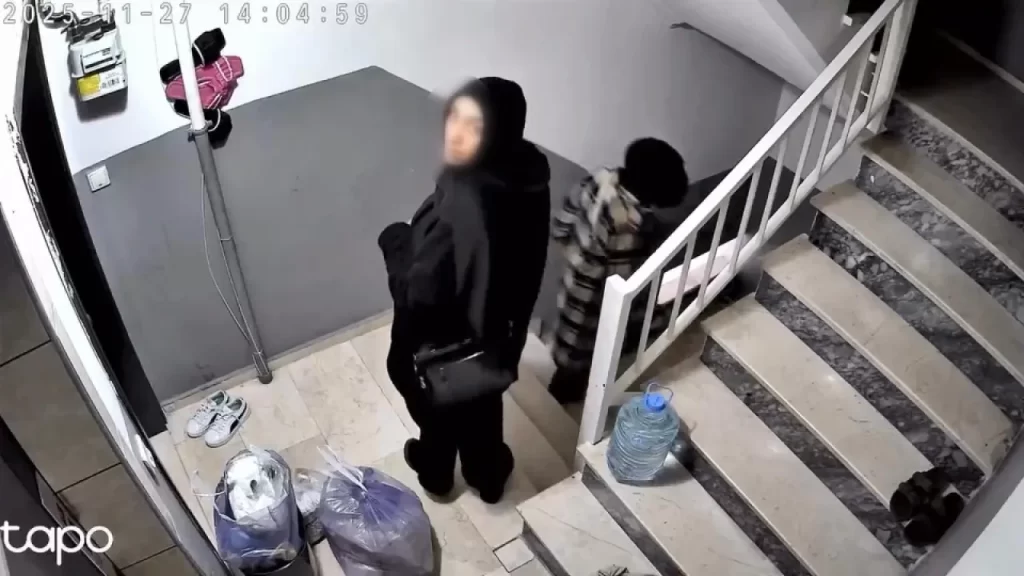 Yenibosna’nda şüpheli kadın hareketleri güvenlik kamerasına yansıdı