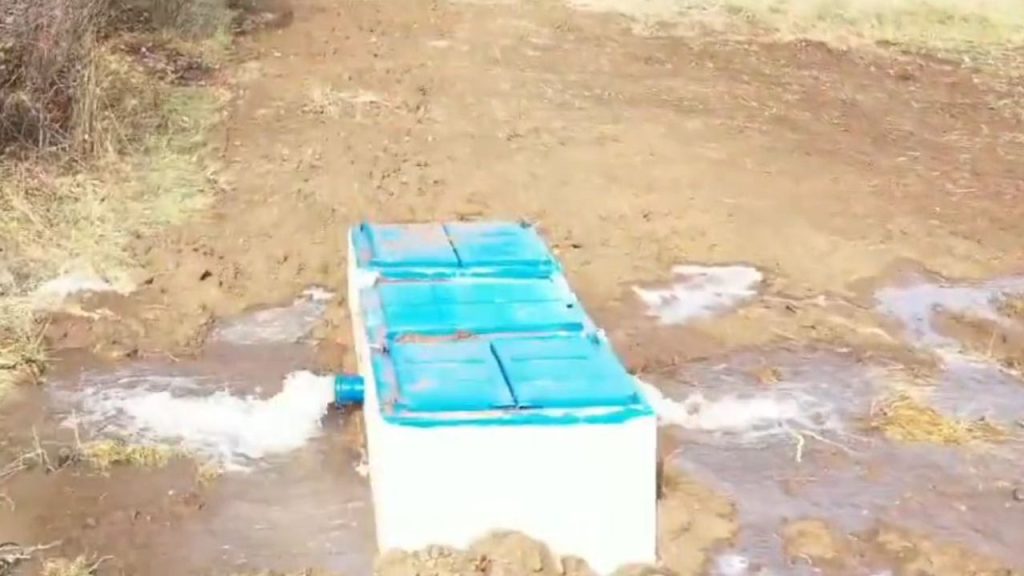 Yıldızeli Demirözü Göleti Kapalı Sulama Sistemi Hayata Geçti