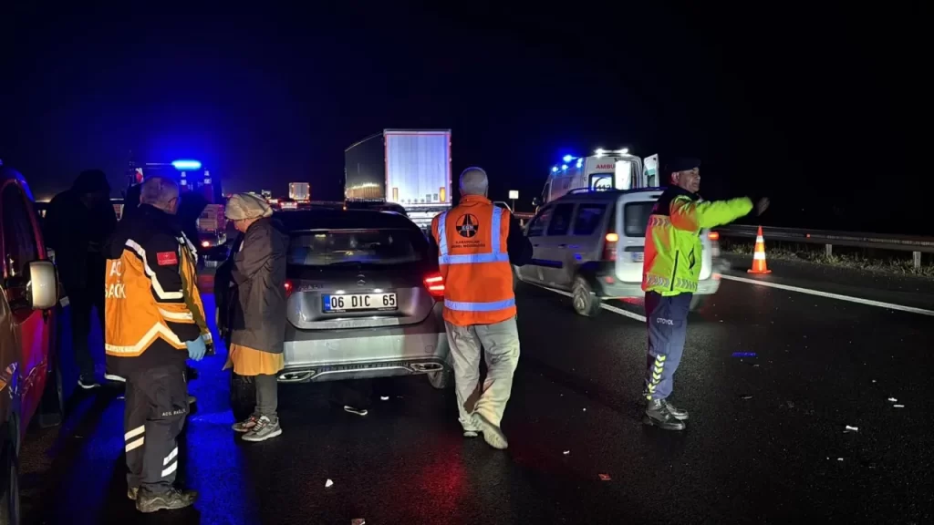 Anadolu Otoyolu’nda Zincirleme Kaza: 7 Yaralı