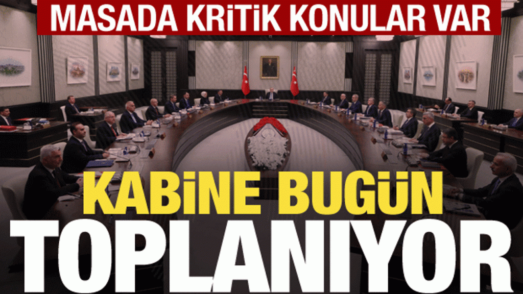Cumhurbaşkanı Erdoğan Başkanlığında Kabine Toplantısı Gerçekleşiyor