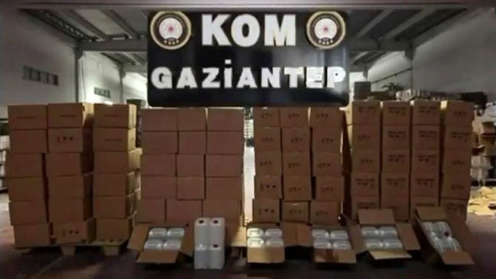 Gaziantep’te Yılbaşı Öncesi Sahte Alkol Operasyonu