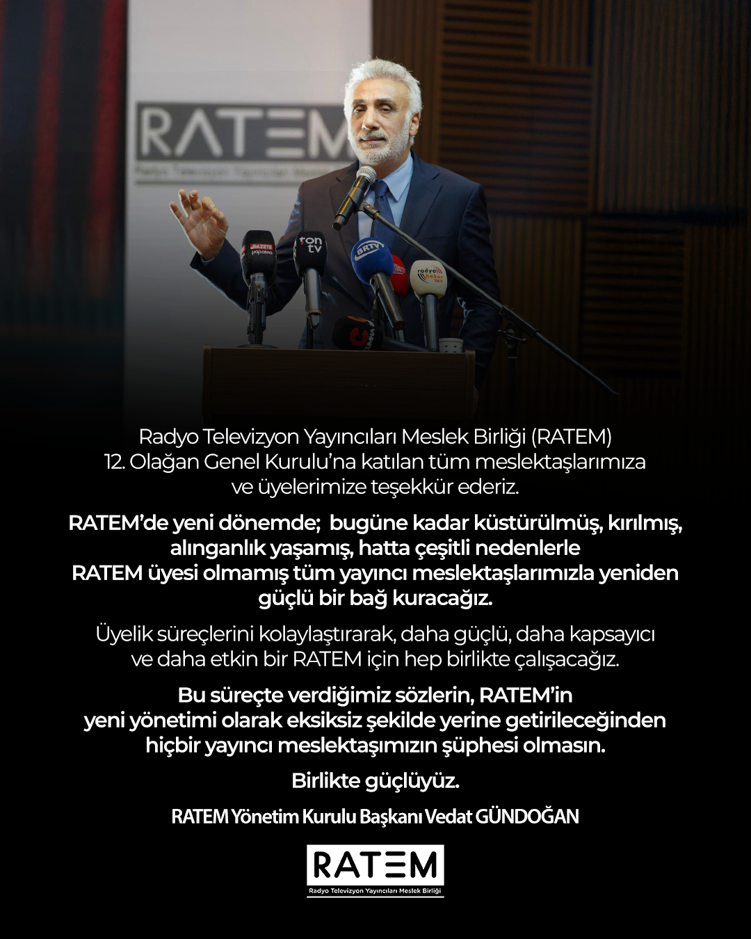 RATEM’de Yeni Dönemin Temel İlkeleri Belirlendi