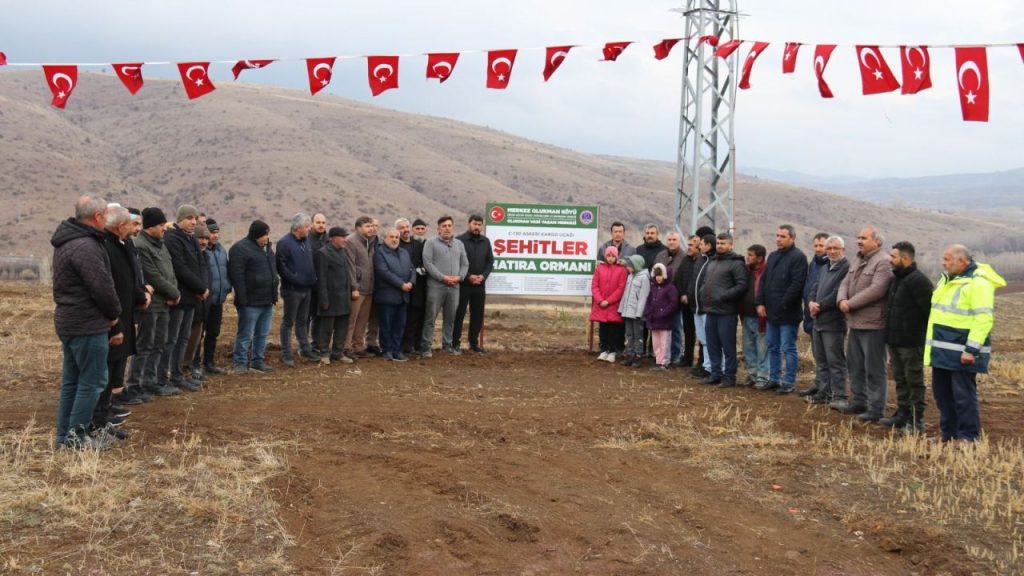 Şehitler Anısına Hatıra Ormanı Oluşturuldu