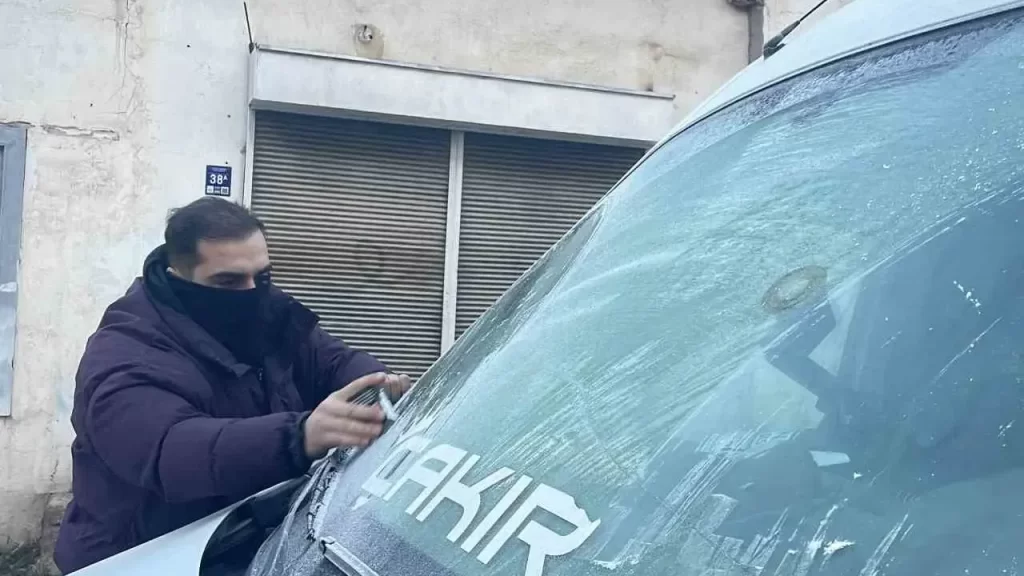 Sivas’ta Hava Sıcaklığı Sıfırın Altına Düşerek Dinginliği Bozdu