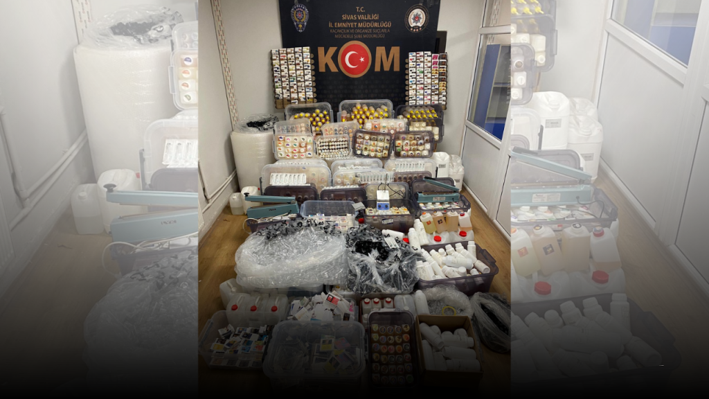 Sivas’ta Kaçak Sigara ve Likit Operasyonu Büyük Operasyon