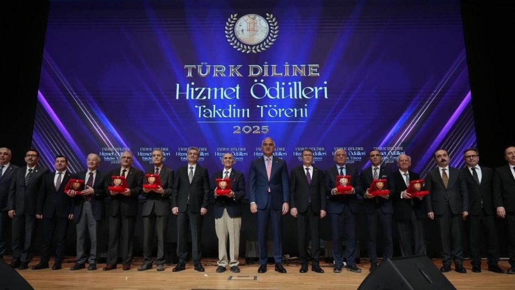 Türk Diline Hizmet Ödülleri Töreni Ankara’da Gerçekleşti