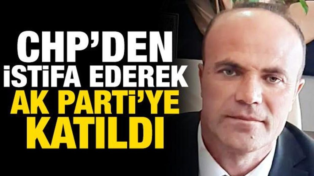 Çorum Ortaköy Aşdağul Belediye Başkanı CHP’den AK Parti’ye katıldı