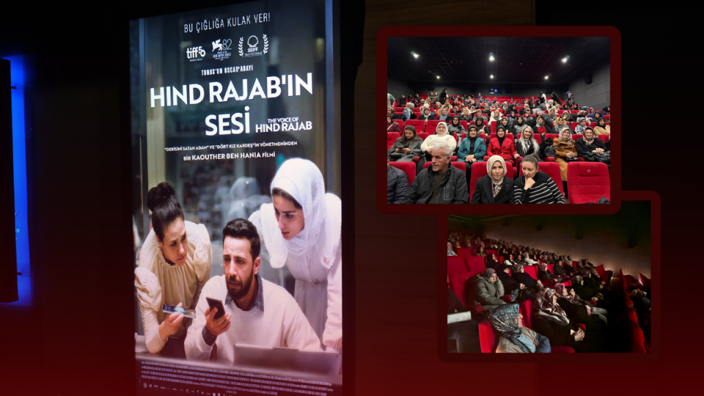 Gazze’deki trajediye dikkat çeken “Hind Rajab’in Sesi” filmi Sivas’ta gösterildi