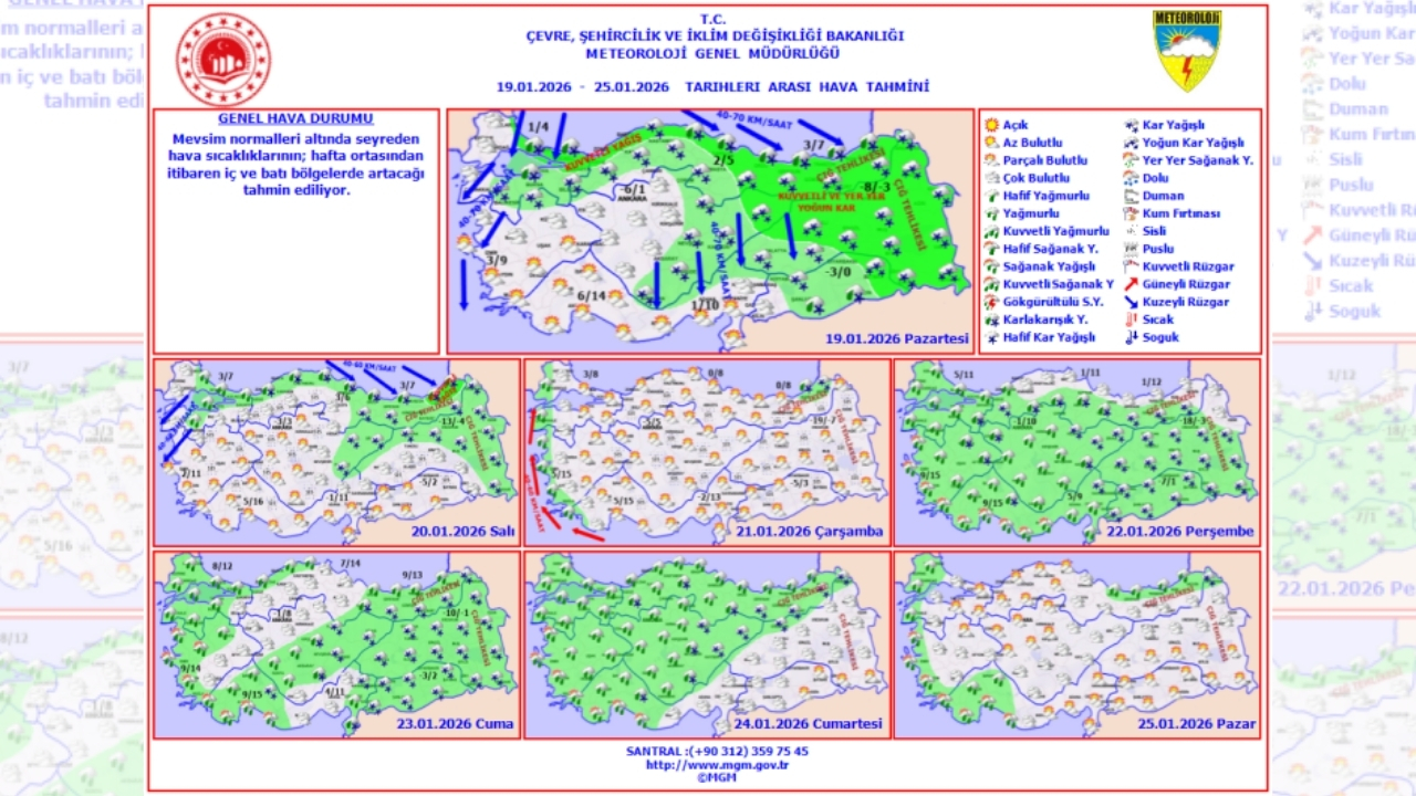 Sıcaklıklar 6 ila 10 derece artacak