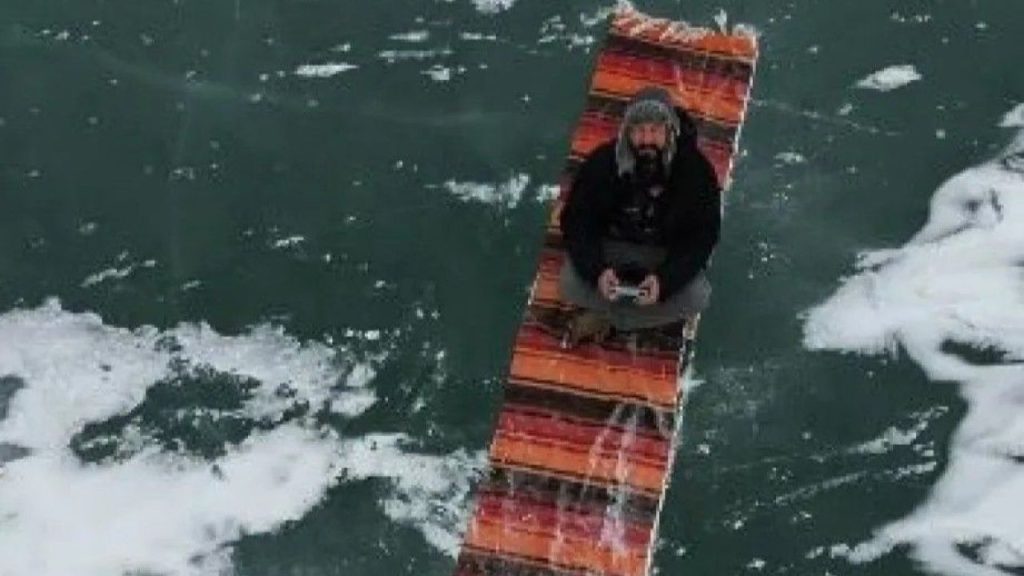 İncesu Barajı’nın Buzları Görüntülendi