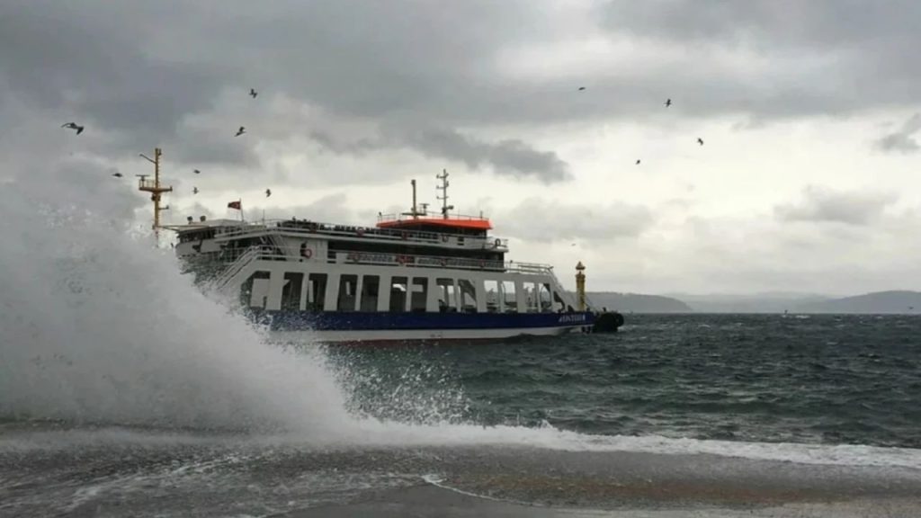 İstanbul ve Bursa Deniz Otobüsleri Seferleri Hava Koşulları Nedeniyle İptal Edildi