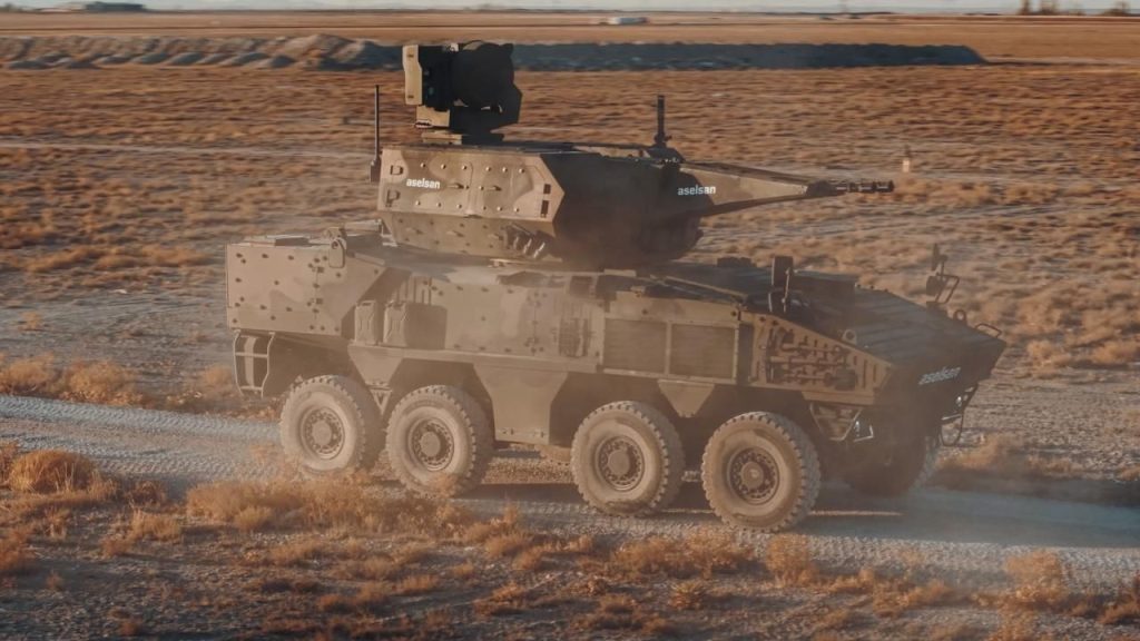 KORKUT’un 8×8 Tekerlekli Versiyonu Eurosatory 2024’te Tanıtıldı