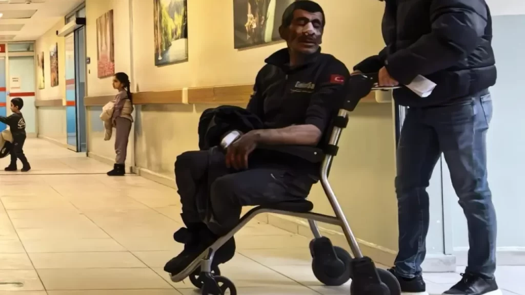 Lastik Patlaması Sonucu Bir Kişi Yaralandı