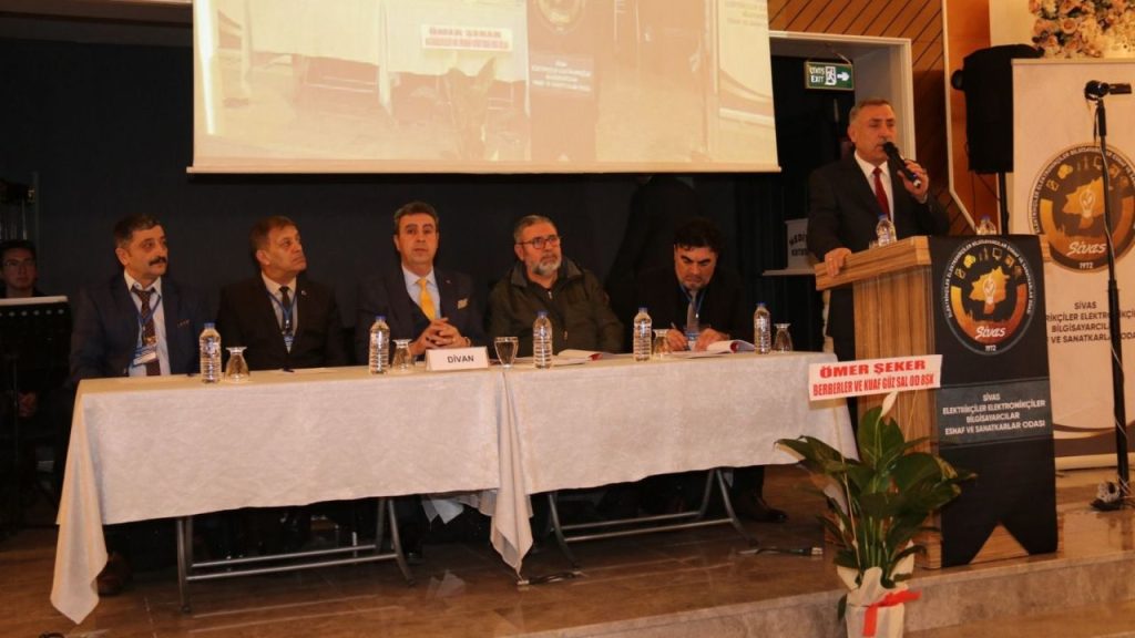Sivas Elektrikçi Ekibi Yoğun Katılımlı Genel Kurul Yaptı