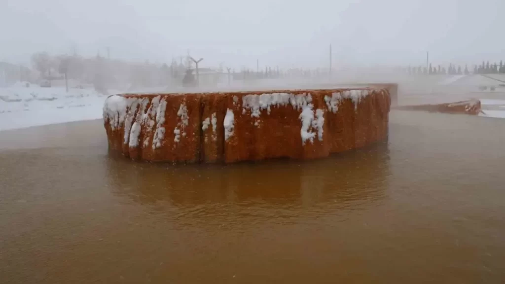 Sivas’ta Altınkale Kaplıcası Göz Kamaştırıyor